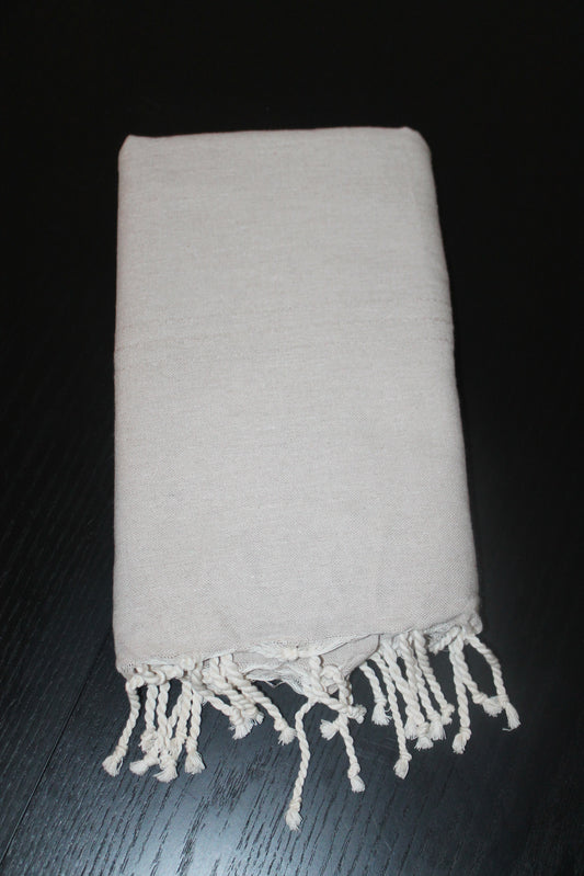 Grande fouta beige - Multi-usages