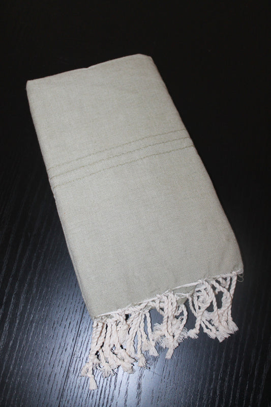 Grande fouta vert sauge - Multi-usages