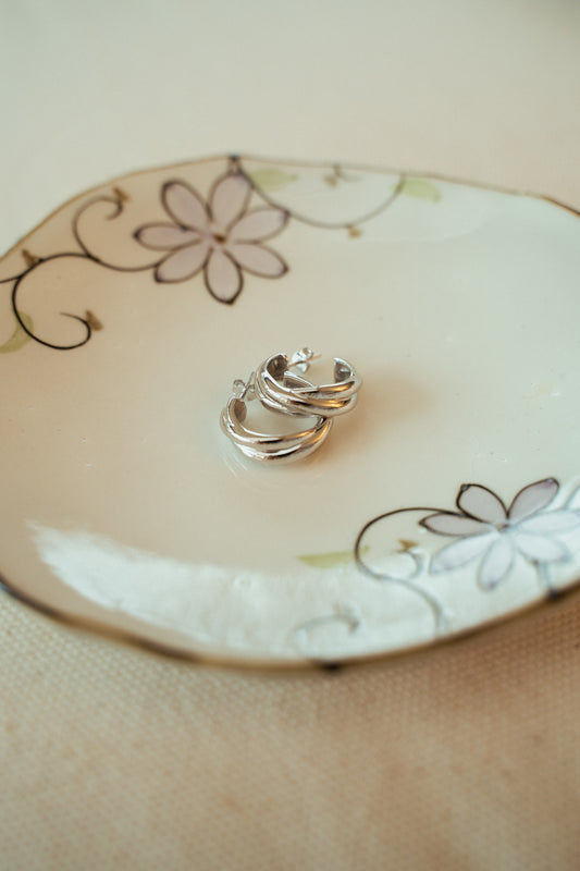 Boucles d’oreilles Valencia Argent